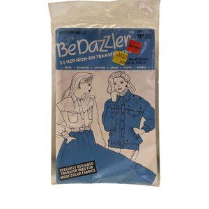 Western Wear Vintage 1987 BeDazzler 24 Hot-Iron Transfer NEW Old Stock Sealed